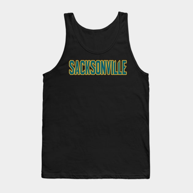 Welcome to Sacksonville! Tank Top by OffesniveLine